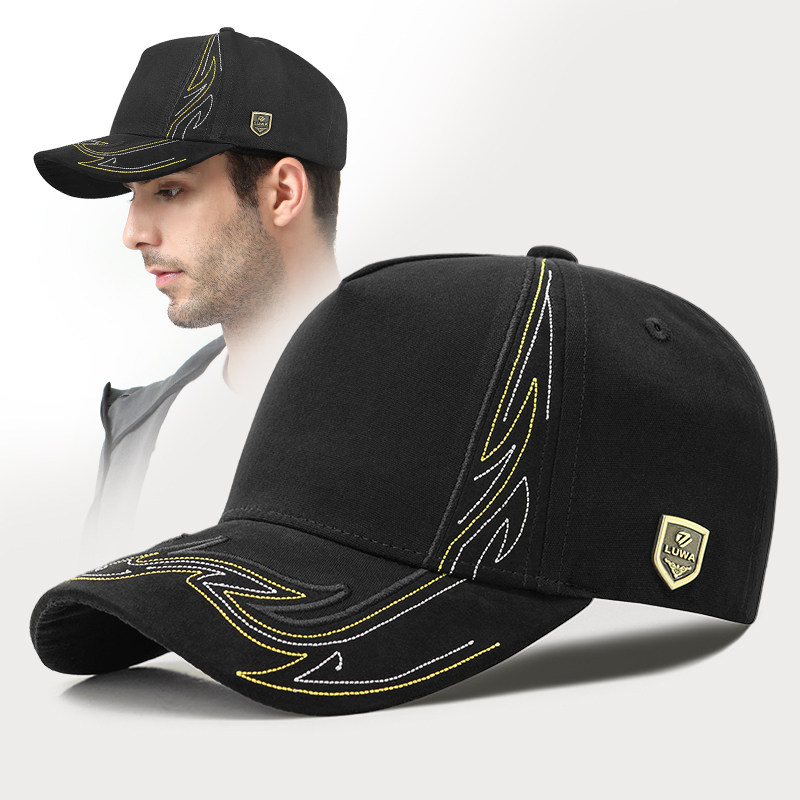 潮牌帽子男秋季刺绣高顶时尚棒球帽百搭青年出游硬顶鸭舌帽显脸小,服饰配件/皮带/帽子/围巾,帽子,淘宝优惠券,粉丝福利购,淘宝优惠卷