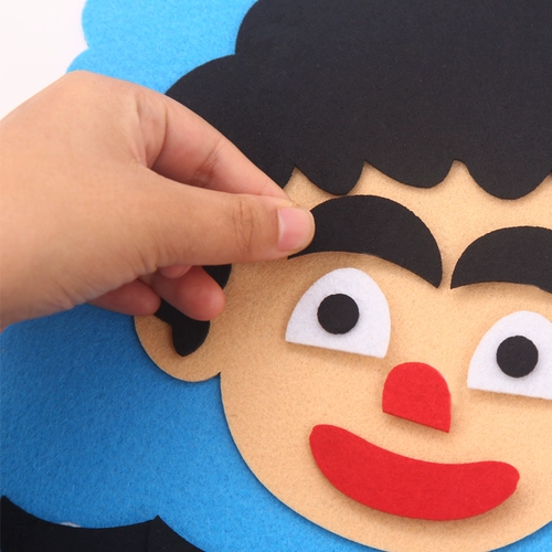 Флисовые учебные пособия для детского сада, набор материалов, DIY