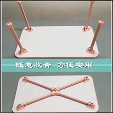 折叠桌配件马蹄腿替换床上学习桌懒人桌子支架DIY户外茶几可收纳