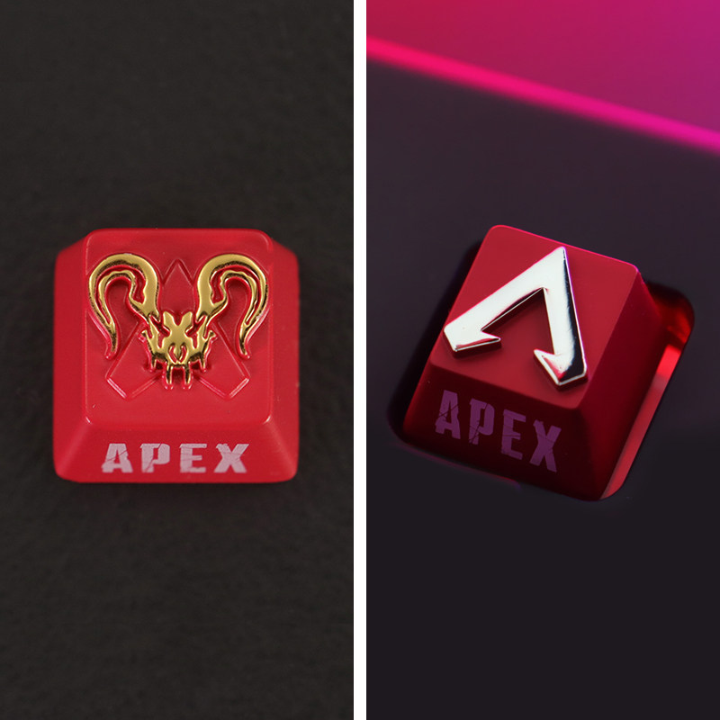 机械键盘APEX游戏猎杀者为人民服务五角星EVA锌铝合金属个性键帽