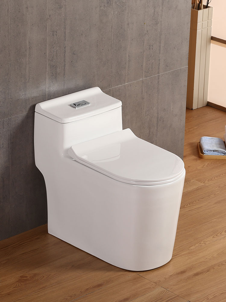 马桶家用抽水超漩虹吸式坐便器