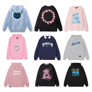 清仓促销-丝叔潮社 ICONSLAB卫衣/帽衫街头百搭宽松美式潮流男女