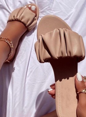 Sandals women 2020 new flat shoes slippers 一字拖女平底凉鞋