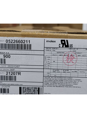 50包邮开票！ 522660211 MOLEX原厂正品，现货,实价，52266-0211