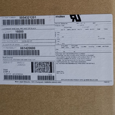 50包邮开票！5054321201，MOLEX原厂正品，现货实价，505432-1201