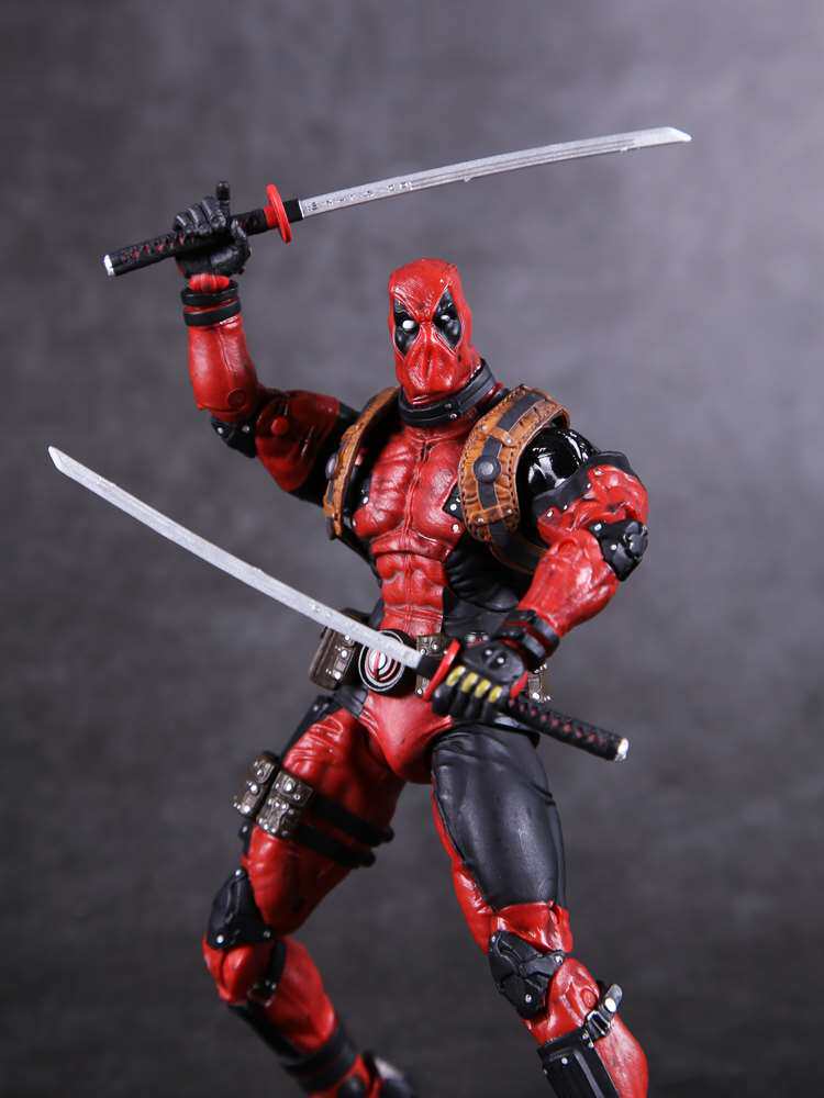 玩悦计划 死侍多关节可动人偶多配件小贱贱模型手办20cm男生礼物