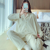 套装 睡衣四季 式 爽棉弹力月子服孕妇产前后哺乳衣喂奶卡通简约款