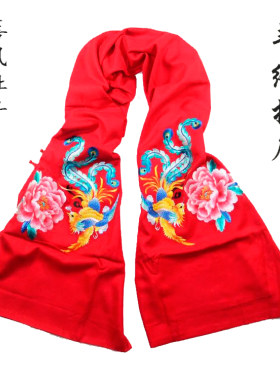 中国风礼品湘绣绣坊街女秋冬季