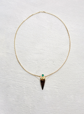 Apt 26SS 虎眼石 白水晶 紫水晶 瓶形吊坠