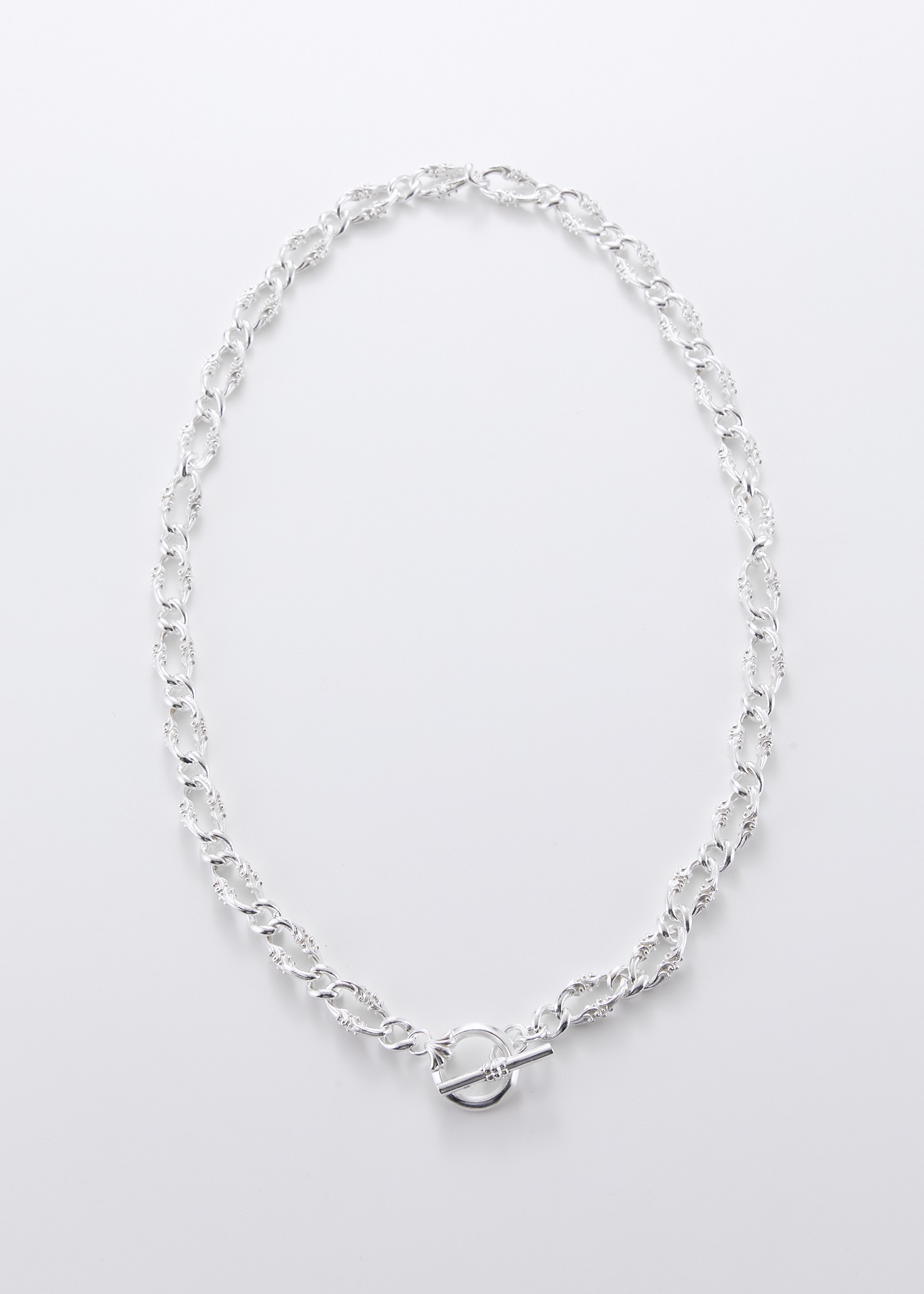 手工雕花项链Apt702925纯银