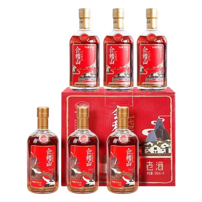 会稽山半干型整箱500ml*6瓶黄酒