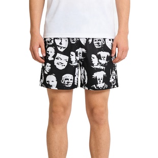 STNP 美式潮牌数码满印logo速干三分裤运动篮球透气短裤不过膝