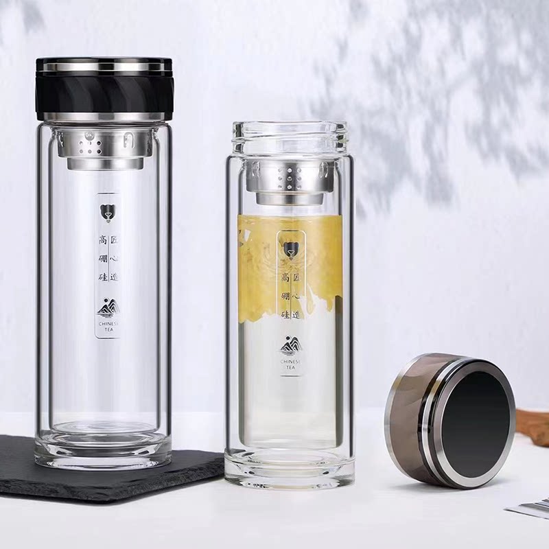 双层玻璃水杯匡迪高硼硅