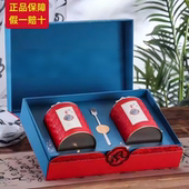 2025特产宁夏头茬红苟百合500g双罐礼盒套装 精美国风红枸杞子礼