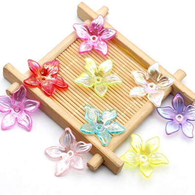 新款手工制作紫荆花花瓣亚克力