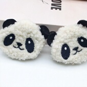 新款 可爱毛绒熊猫胸针国潮风diy包包饰品衣服鞋 袜辅料配饰配件
