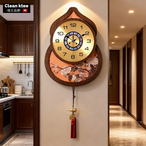 葫芦挂钟客厅轻奢高级创意时钟表