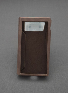 MTOCASE定制 适用于艾利和SP2000T  侧入真皮保护套 经典纹深咖