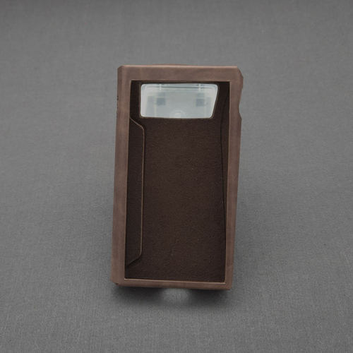 MTOCASE定制 适用于艾利和SP2000T  侧入真皮保护套 经典纹深咖