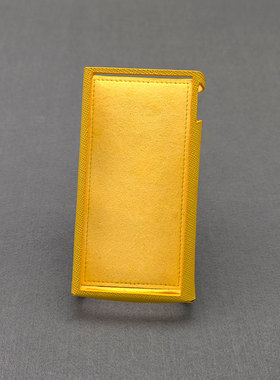 MTOCASE定制 适用于Cayin 凯音N3Ultra 真皮保护套 布纹柠檬黄