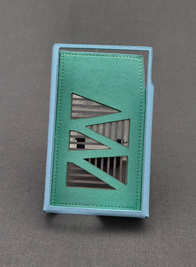 MTOCASE定制 适用于艾巴索DX180 真皮保护套皮套 布纹粉蓝