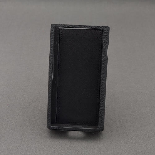 MTOCASE定制 适用于山灵M9Plus 真皮保护套皮套 荔纹黑