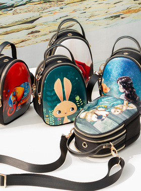 夏天手机包女2021新款可爱韩版潮竖款斜挎迷你ins小包包时尚百搭