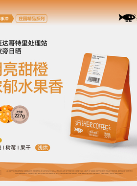 Fisher 啡舍卢旺达哥特里处理站红波旁日晒果香手冲咖啡豆 227g