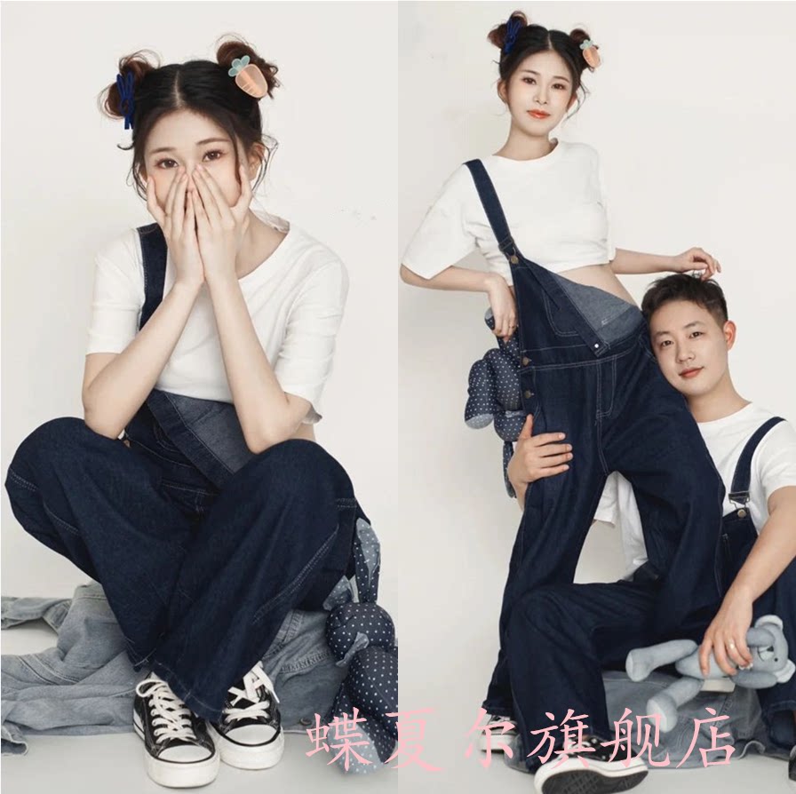 影楼孕妇夫妻艺术照衣服