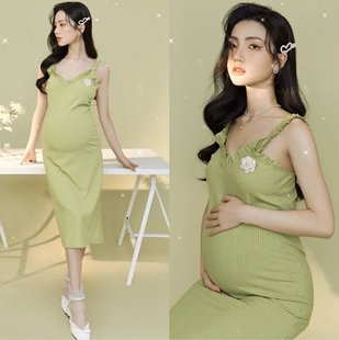 韩小清新孕味妈咪拍照衣服影楼孕妇摄影服装 孕妇写真服装 2022新款