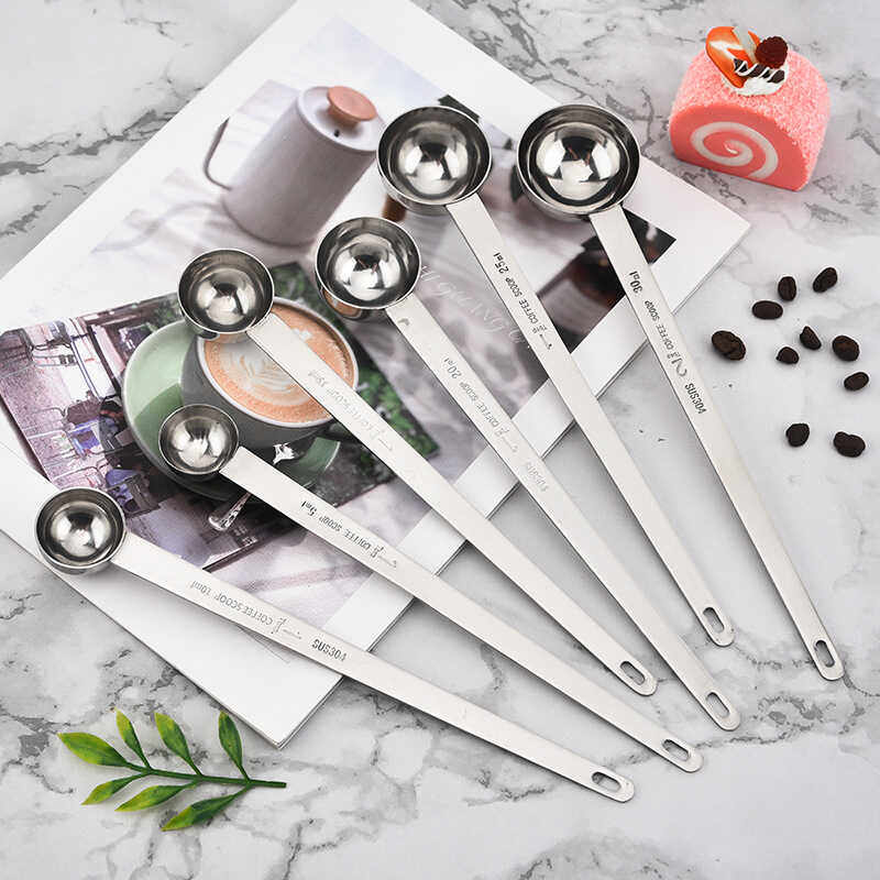 奶粉勺子量勺不锈钢5ml烘焙称量刻度计量勺咖啡粉勺定量勺调料勺