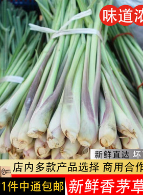 香茅草新鲜柠檬草叶香茅香料菜奶茶店用品调料泰国冬阴功汤料原料