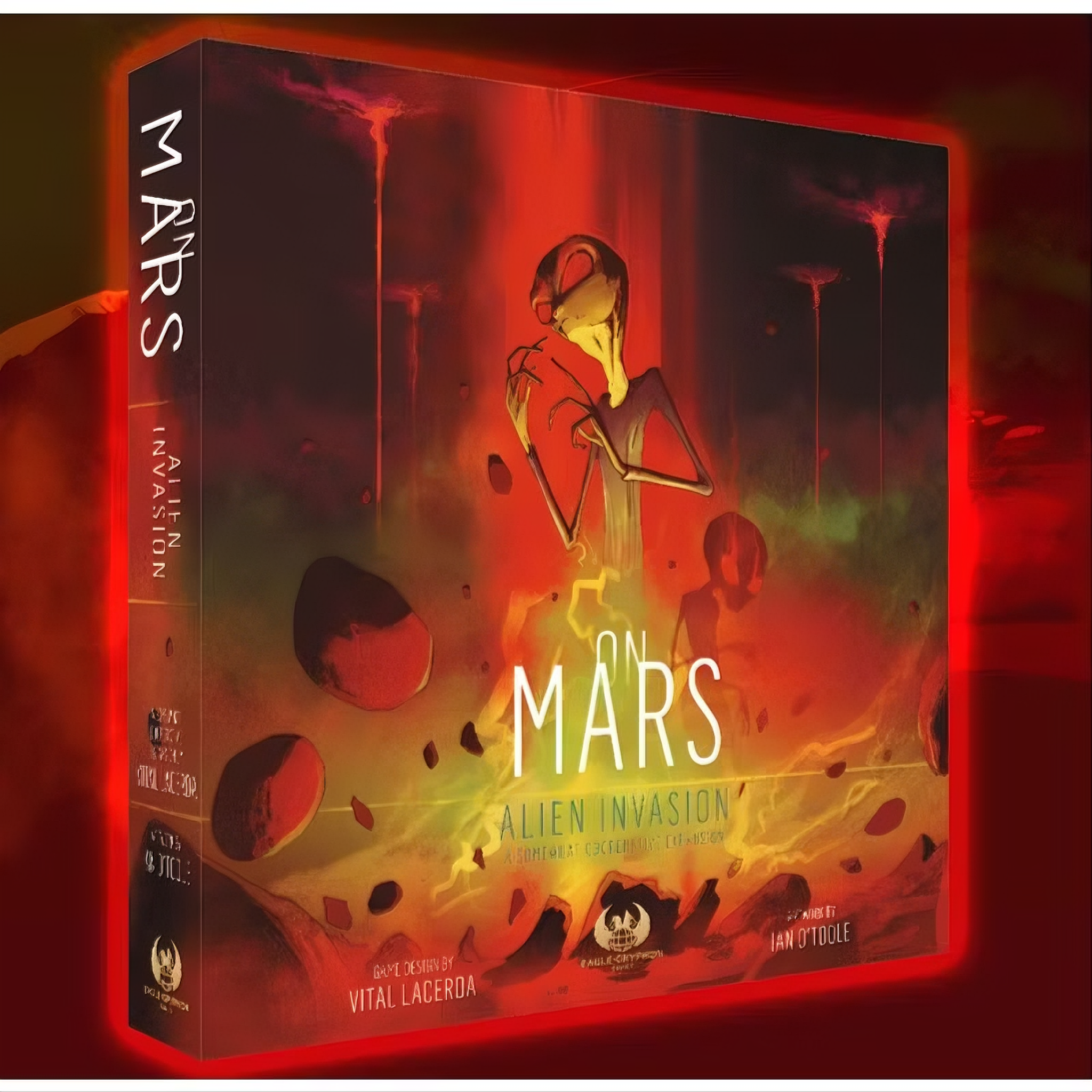 桌游正版 火星之上 異星入侵扩充 简体中文 稀缺绝版 台湾到付