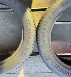 275/50R22马牌 仰望U8原配轮胎,马牌轮胎275 50 22型号 拆车