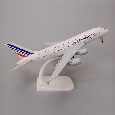 带起落架20cm法国航空航模空客机A380合金仿真飞机模型金属航模