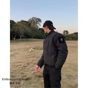 周末早起 秋冬加厚保暖立鸟游骑兵硬汉战术三防户外棉服夹克