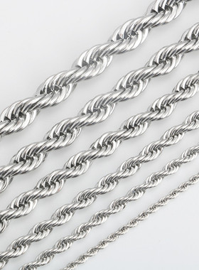 麻花麻花链不锈钢钛钢