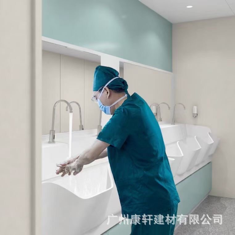 广东三水杜邦可丽耐亚克力人造大理石医院洗刷盆两人位三人位厂家