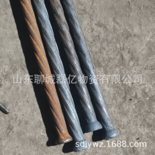 承接高强度桩芯钢筋尺寸加工10 12 14预支管桩螺纹钢筋墩粗钢筋