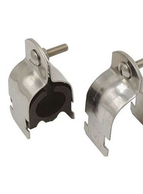 镀锌P型卡管束P型管卡C型钢卡衬套不锈钢304P型管夹抱箍碳钢