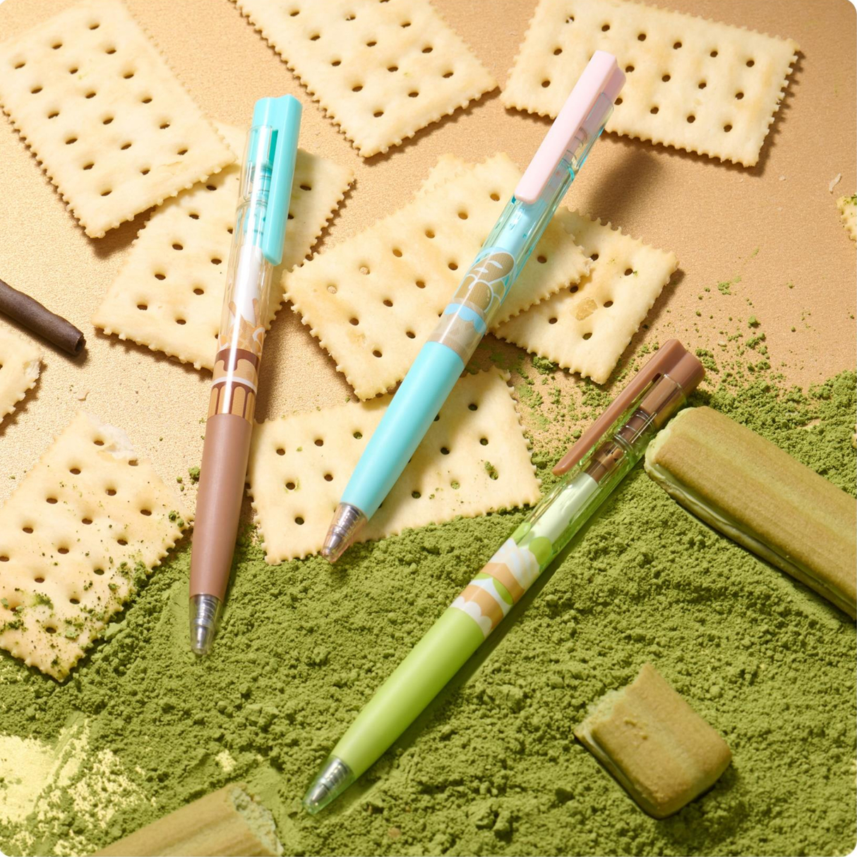 kaco慵懒下午茶K7速干中性笔按动