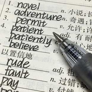 138高颜值ins日系刷题笔 umn 日本uniball三菱中性笔按动笔signo黑色水笔0.38 0.5考试专用墨蓝色办公umn105