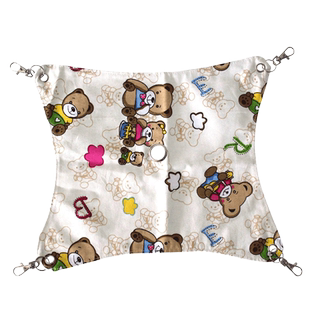 蜜袋鼯吊床秋千窝花枝鼠宠物帆布跳袋跳床仓鼠松鼠龙猫攀爬玩具