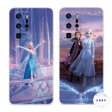 适用于梦幻色公主华为p60手机壳P50p40p30p20pro+少女心爱莎p9p10plus可爱艾莎女款软e十art