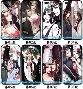 适用于华为oppor11壳手机r9r9s男女款R15壳手机plusm黑白无常R11Smi