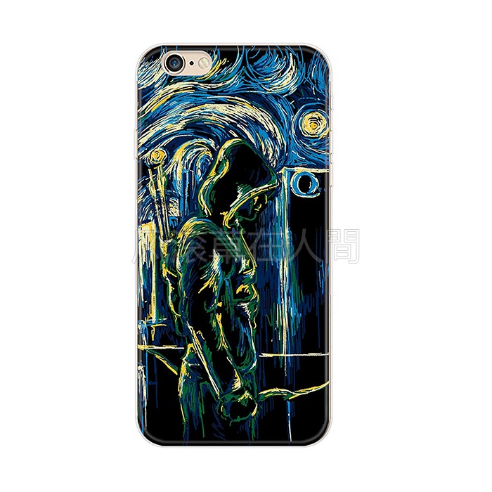 适用于华为iphonexs苹果11pro手机壳美剧绿箭侠梵高星空三星