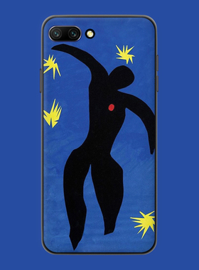 适用于蓝色冷淡风荣耀v30pro/v20手机壳50se/30s/20i/60艺术文艺v40