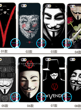 适用于华为iphone7手机壳8 x外壳12/ plusr9 r11软壳V字仇杀队13mi