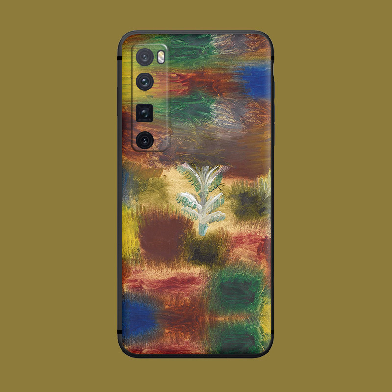 适用于抽象花团华为nova9/8se//5i手机壳7pro文艺术美术生油画磨砂