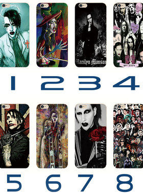 适用于华为iphonexs/7plusp8P10苹果x小米MAX手机壳乐队玛丽莲曼森